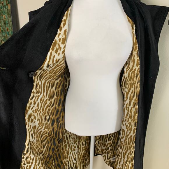 Guess Black Trench Coat - Picture 8 of 13